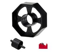 Plastic Replacement Tape Dispenser Wheel Black Durable Tape Dispenser Core and Wheel for for Small Tape Cutters for Tapes with a Width of 25 mm
