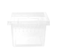 Plastic Reptile Breeding Box Portable with Vents for Outdoor Use | Stable Ventilation, Lightweight Build, Constant Airflow, Design, Suitable for Spiders, Turtles, and Insects