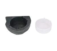 Plastic Reptile Feeder Bowl, Lizard and Chameleon Food Dish with Strong Magnets, Removable Inner Bowl for Easy Cleaning, Elevated Climbing Pet Feeder for Glass Terrariums (Green)