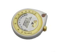 Plastic Retractable Tape Measure 150cm Easy-Lock(yellow)