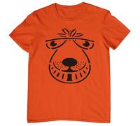 Plastic Revolution 1970s Orange Space Hopper T-Shirt (UK, Alpha, M, Regular, Regular, Orange T-Shirt)