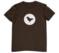 Plastic Revolution Ecstasy Love Dove Pill T-Shirt (UK, Alpha, L, Regular, Regular, Chocolate Brown t-Shirt)