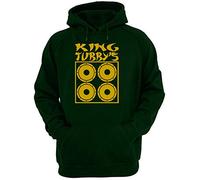 Plastic Revolution King Tubby's Tribute Hoddie (2X Large, Green Hoodie with Yellow Print)