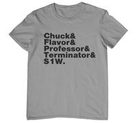 Plastic Revolution Public Enemy Band Members Name T-Shirt (UK, Alpha, M, Regular, Regular, Heather Grey T-Shirt with Black Print)