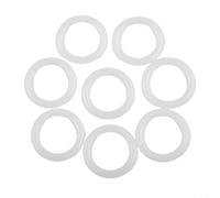 Plastic Ring Hooks 25mm 15Pcs White for roman Shade Clips Plastic | 20 pieces per bag, 16mm size, for perfect for light handbag repairs, fabric loops, and sewing accessories(38mm)