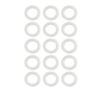 Plastic Ring Hooks 25mm 15Pcs White for roman Shade Clips Plastic | 20 pieces per bag, 16mm size, for perfect for light handbag repairs, fabric loops, and sewing accessories(22.2mm)