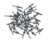 Plastic Rivet Ø5 x 15.8mm Pack of 50 - Sealey PR003 New