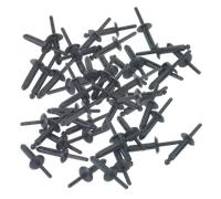Plastic Rivet Ø6.3 x 25.2mm Pack of 50 | PR002 Sealey New