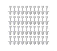Plastic Rivet Fasteners 15mm Head for Nissan for frontier Plastic | 40 sets white clips, fits wheel arch lining, mudguard for flare, direct replacement, no tools needed