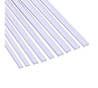 Plastic Rod, ABS Styrene Plastic Bar Rod,for Architectural Model Making DIY (20pcs)(1.5mmx3mmx250mm)