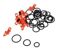 Plastic Rod Holder Fishing Bait Hooks Keeper 20 Sets for Sea | Orange Creative Accessory, Smooth Surface and Easy Carry, for Fishing Scenes and Tackle Use