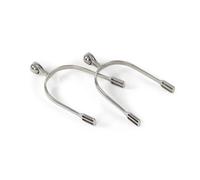 Shires Plastic Roller Ball Spurs - Steel - Ladies