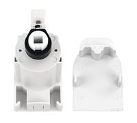 Plastic Roller Blind Spares Parts, 25mm Roman Blind Mechanism Brackets Fittings Upgrade Quality Spare Parts and Replacement Repair Kit for Window Curtain Accessories White No Chain