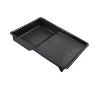 ProDec Paint Roller Tray 9in - 100% Recycled, Textured Anti-Skid Grip - Black Pack of 54