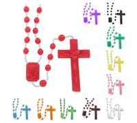 Plastic Rosary Beads, 25 per bag, Plastic