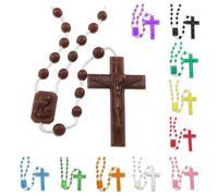 Plastic Rosary Beads, 25 per bag, Plastic, No Gemstone