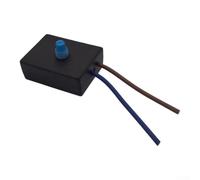 Plastic Rotary Dimmer Switch 48mm Wall Mount LED | for durable plastic housing, compact 48x32x19mm, wall-mounted design, replaces old switches easily