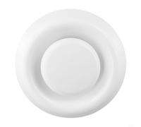 Plastic Round Ceiling Vent Cover for 75mm 100mm 150mm Ducts, Adjustable Air Volume Control, Resistant Ventilation Grille for Bathroom Kit(Φ75)