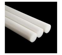 Plastic round rod， 2 Pcs Nylon Rods, Plastic Round Rod 20/25/30Mm Diameter, 500Mm Length(30mm)