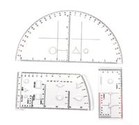 Plastic Ruler for Geometry and Map Reading, for Training and Simulation Activities
