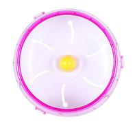 Plastic Running Disc Spinner Hamster Exercise Wheel Pink 17.5 cm