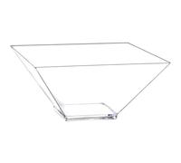 Plastic Salad Bowl | Clear | Square | 1 Pc.