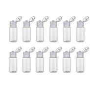 Plastic Sample Bottle Empty Clear Travel Bottles Comestic Containers 20ml/0.67oz 12PCS
