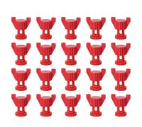 Plastic Screw Nut Set ABS Material Durable Farm Equipment Fixing for Chicken Cage Ventilation Window White Red Color 100pcs 20pcs (ANKROYUcX6yLpBv-12)
