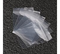 Plastic Seal Bags, 100 pcs Small Clear Storage Pouches Resealable Poly Zip Lock Bags for Kitchen Storage, Jewellery, Small Cookies and Sweets(50 x 70mm/2.75 x 1.97 inch)