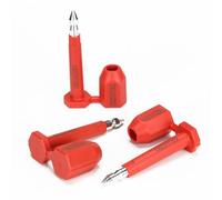 Plastic Seal,Numbered Tags 100PCS Long Bolt High Security Shipping Container Seals with(Red,20PCS)