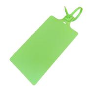 Plastic Seals Shipping Tags Logistics Use Big Sign Tie Large Label Tie, 255mm Total Length, Package of 100pcs (Fluorescent green)