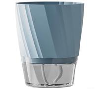 Plastic Self Watering Container Stackable for Vertical Gardens Wall Mounted Hanging or Shelf Display with Air Permeable Walls (Large Blue)