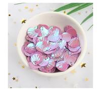 Plastic Sequins 10g Sea Shell PVC Loose Sequins for Sewing Embellishment Findings Wedding Handcraft for Crafts(Color 7)