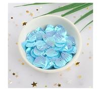 Plastic Sequins 10g Sea Shell PVC Loose Sequins for Sewing Embellishment Findings Wedding Handcraft for Crafts(Color 10)