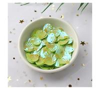 Plastic Sequins 10g Sea Shell PVC Loose Sequins for Sewing Embellishment Findings Wedding Handcraft for Crafts(Color 2)