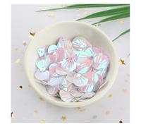 Plastic Sequins 10g Sea Shell PVC Loose Sequins for Sewing Embellishment Findings Wedding Handcraft for Crafts(Color 9)