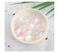 Plastic Sequins 10g Sea Shell PVC Loose Sequins for Sewing Embellishment Findings Wedding Handcraft for Crafts(Color 11)