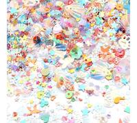 Plastic Sequins 50g PVC Sequins 4-8mm Multi-Shaped Mixed Glitter Loose Paillette for Making Handicraft Supplies DIY Manicure for Crafts(Mix)