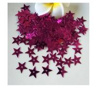 Plastic Sequins 5mm 7mm 10mm 13.0mm 15mm 20mm Sequins Medium Hole Five-Pointed Star Bulk Crafts for Crafts(Color 8,7mm 50g)