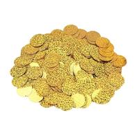 Plastic Sequins Larger Sequin 10 15 20 25 30mm PVC Flat Round Loose Sequins Sewing Craft DIY Accessories for Garment for Card Making(Laser Gold,30mm20g80pcs)