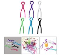 Plastic Sewing Thread Clips 20 Bobbin Holders for Embroidery and Quilting (Purple)