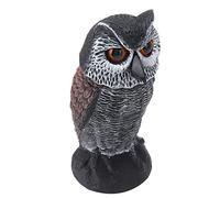 Plastic Shake Head Owl Decoy Scare Birds Away Garden Decoration Wildlife Friendly Plastic Material