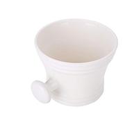 Plastic Shaving Soap Bowl Foam Shaving Soap Cream Bowl Men Shaving Bowl Shaving Mug Bowl for Cream (White)