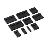 Plastic Shell 2.54mm Single Connector 1P/2P/3P/4P/5P/6P/7P/8P/9P/10P Housing 10Pcs(10PCS,9P)