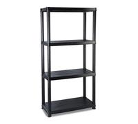 Plastic Shelving Storage Racking Shelves Garage Shed Home Warehouse 4 Tier