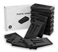 Plastic Shims for Leveling, Flexible Furniture Levelers, Multi-Purpose Rubber Wedge for Toilet, Table, Cabinet Feet, Chair Leg, Washing Machine, Refrigerator, Restaurant, Outdoor Uneven Floors (40)