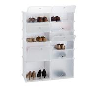 Plastic shoe cabinet Waterproof Shoe Organiser Modular Shoe Rack Easy Clean