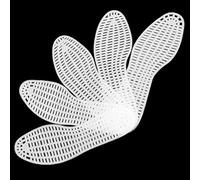 Plastic Shoe Inserts Military Landing- Grid Trekking Army Soldiers Boots Insoles (25 cm - EU 39)