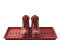 Plastic Shoe Tray Wellies Boot Garden Plants Pet Home Storage Door Red Boot Tray