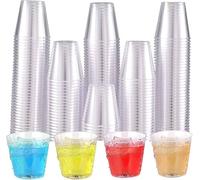 Plastic Shot Glasses 30pcs Clear Disposable Shot Glasses Strong Durable Shatterproof Shot Cups for Birthdays Parties Bar Pub Restaurant Shooting Christmas Outdoor & Event